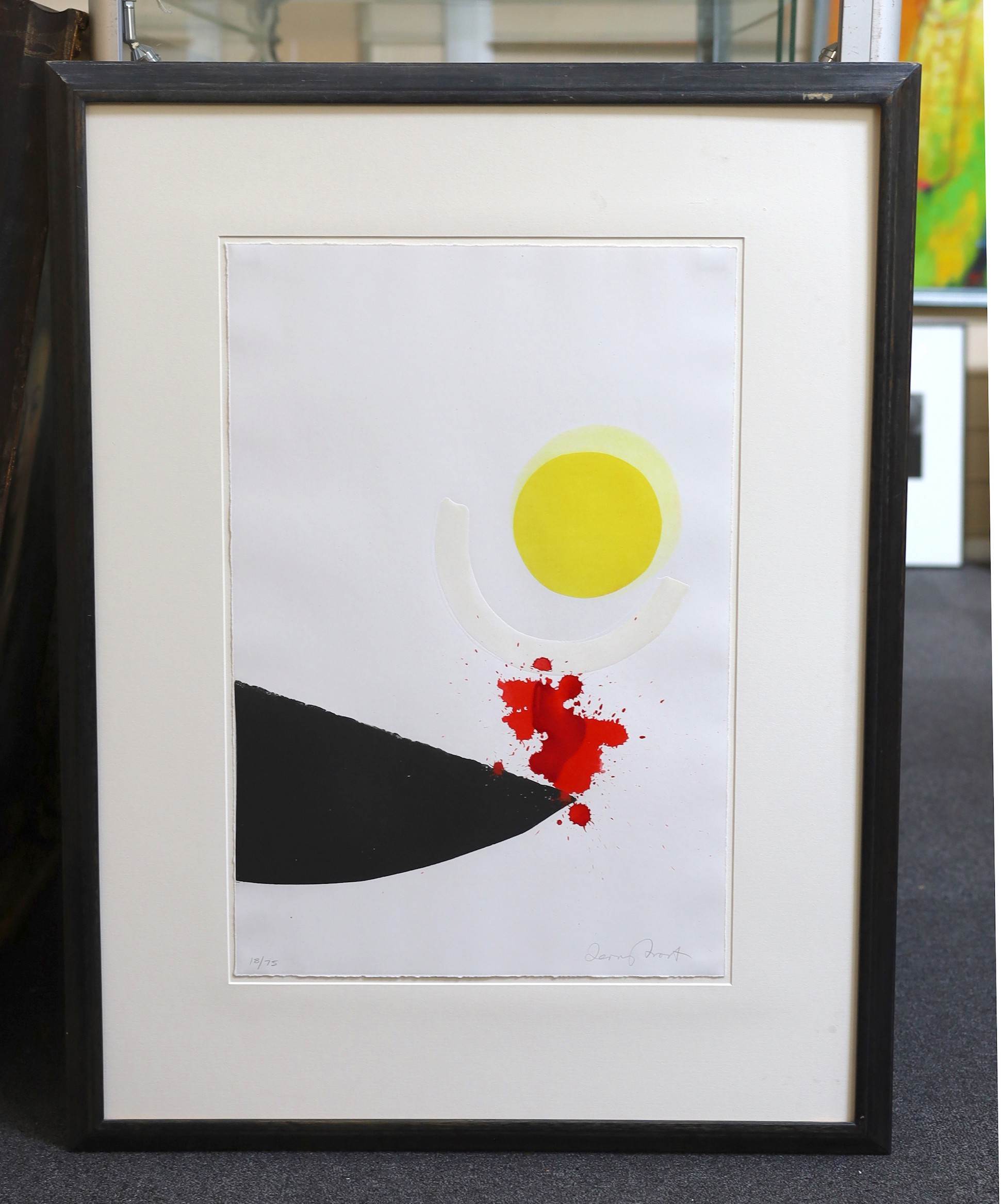 Sir Terry Frost R.A. (1915-2003), Lament for Ignacio Sanches Mejias from the Lorca Suite (Kemp 98), etching and aquatint, 56 x 37.5cm